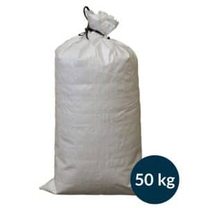 Sandsæk 50kg, Hvid 60x100cm - 50 stk